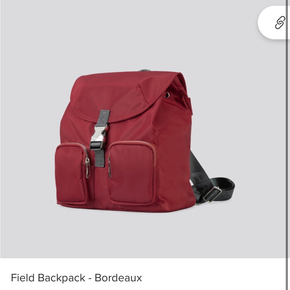 Red mini backpack